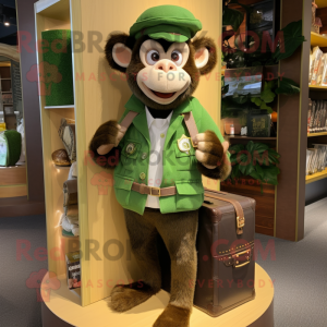 Forest Green Monkey maskot...