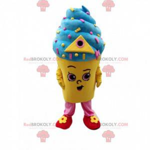 Italienisches Eismaskottchen, Eistopfkostüm, Eis -