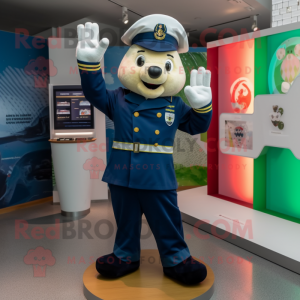 Navy irsk flag maskot...