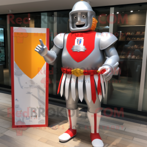 Silver Swiss Guard mascotte...