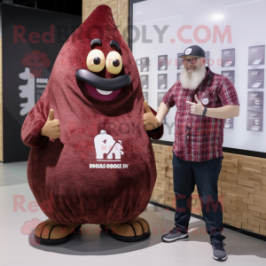 Maroon Pear mascotte...