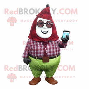 Maroon Pear mascotte...