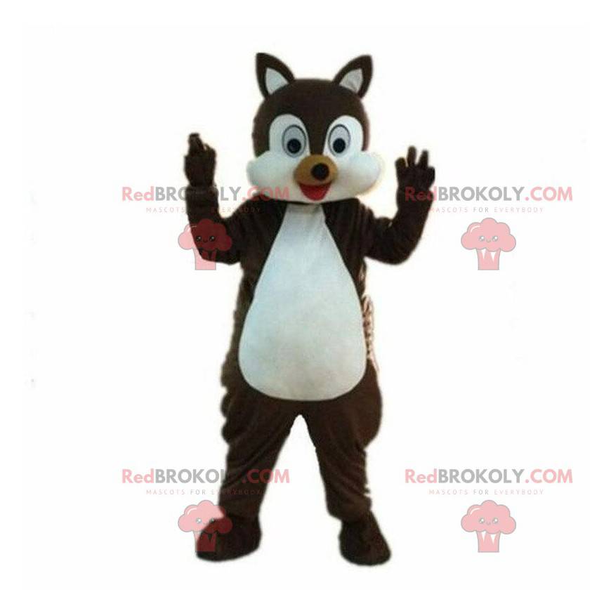 Mascot Tic or Tac, a cartoon squirrel - Redbrokoly.com