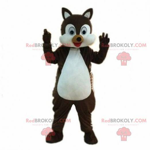 Mascot Tic of Tac, een cartooneekhoorn - Redbrokoly.com