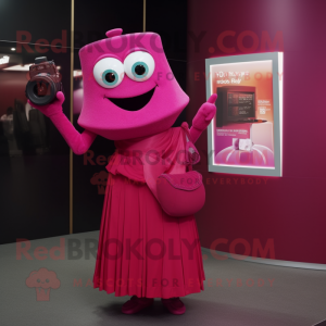 Magenta Camera mascotte...