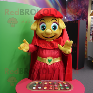 Red Pot Of Gold maskot...