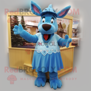 Blue Moose maskot drakt...