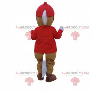 Horse mascot in jockey outfit, jockey costume - Redbrokoly.com