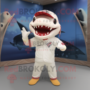 Cream Shark mascotte...