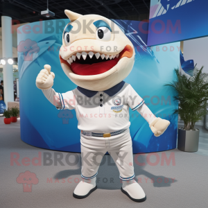 Cream Shark mascotte...