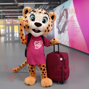 Magenta Cheetah mascotte...