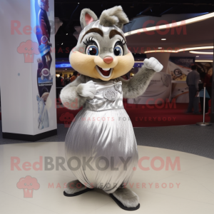 Silver Chipmunk maskot...