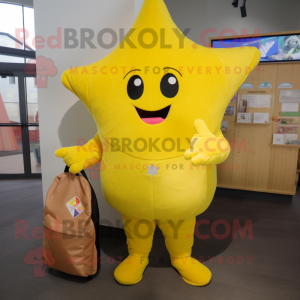 Yellow Starfish mascotte...