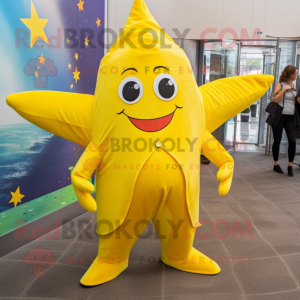 Yellow Starfish mascotte...