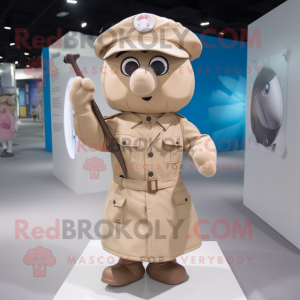 Beige Soldier mascotte...