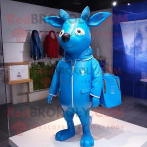 Blue Deer mascotte kostuum...