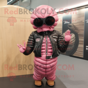 Roze trilobiet mascotte...