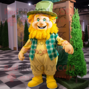 Citrongul Leprechaun maskot...