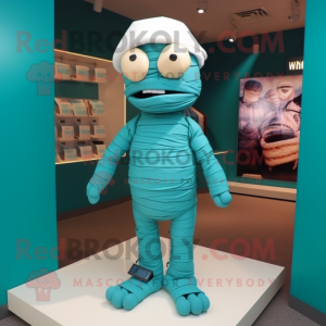 Postava maskota Teal Mummy...