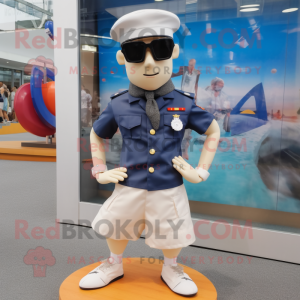 Maskottchen kostüm Navy...