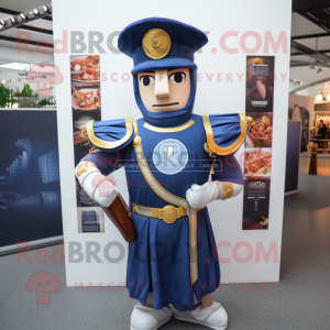 Navy Roman Soldier maskot...