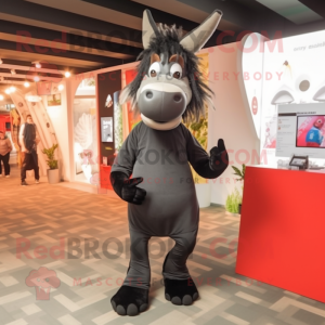 Black Donkey mascotte...