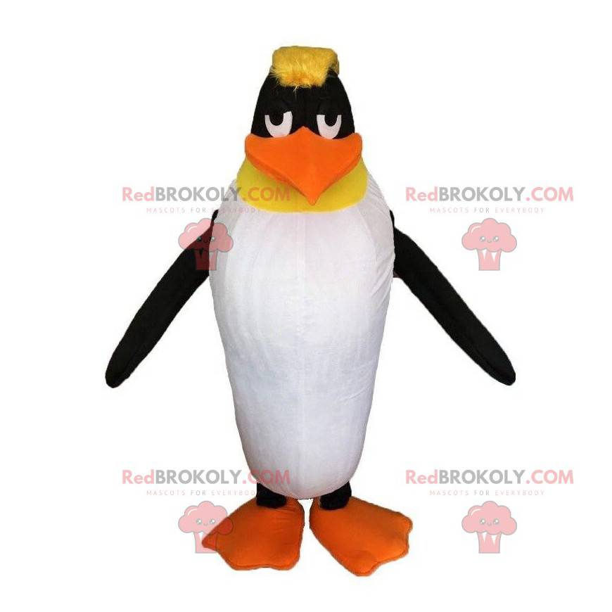 Penguin mascot from the cartoon "The kings of sliding". -