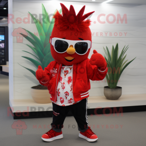 Red Pineapple mascotte...