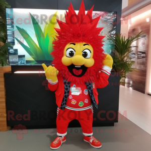 Red Pineapple mascotte...