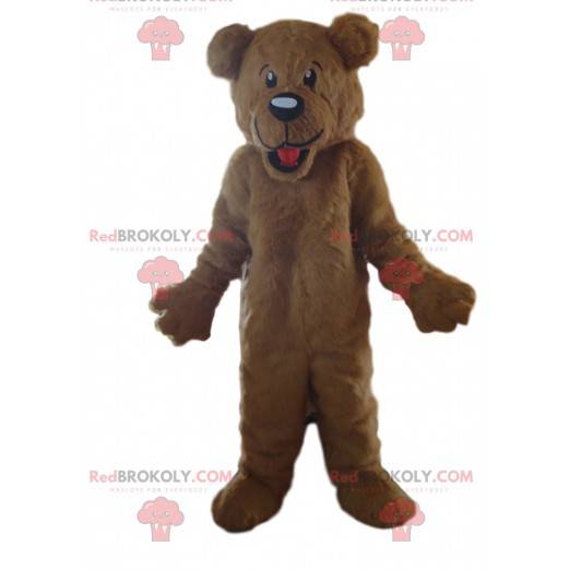 Mascota oso de peluche marrón, personalizable - Redbrokoly.com