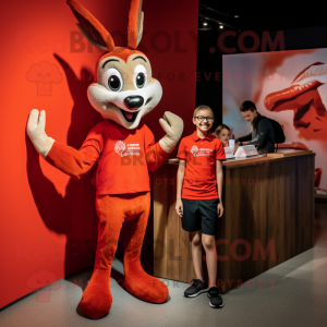 Red Gazelle mascotte...