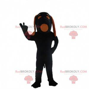 Mascot Black Snoopy, famoso cane dei cartoni animati -