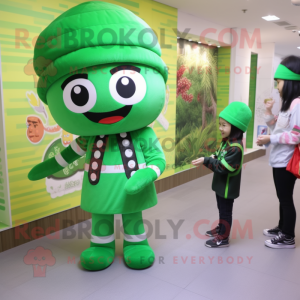 Forest Green Candy maskot...