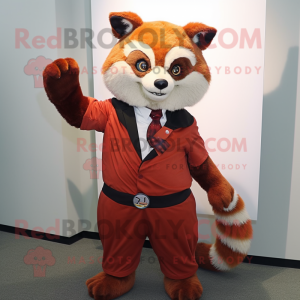 Rust Red Panda mascotte...