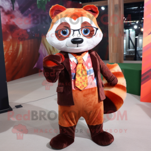 Rust Red Panda mascotte...