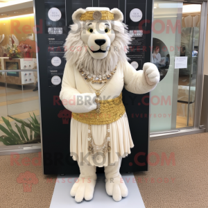 Costume de mascotte de lion...