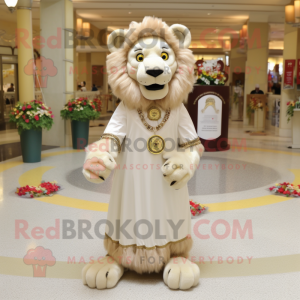 Costume de mascotte de lion...