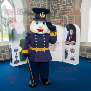 Navy Irish Castle mascotte...