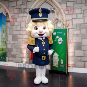 Navy Irish Castle mascotte...