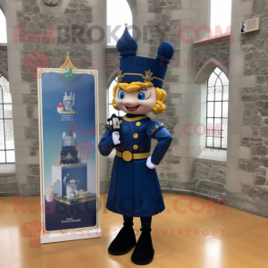 Navy Irish Castle mascotte...
