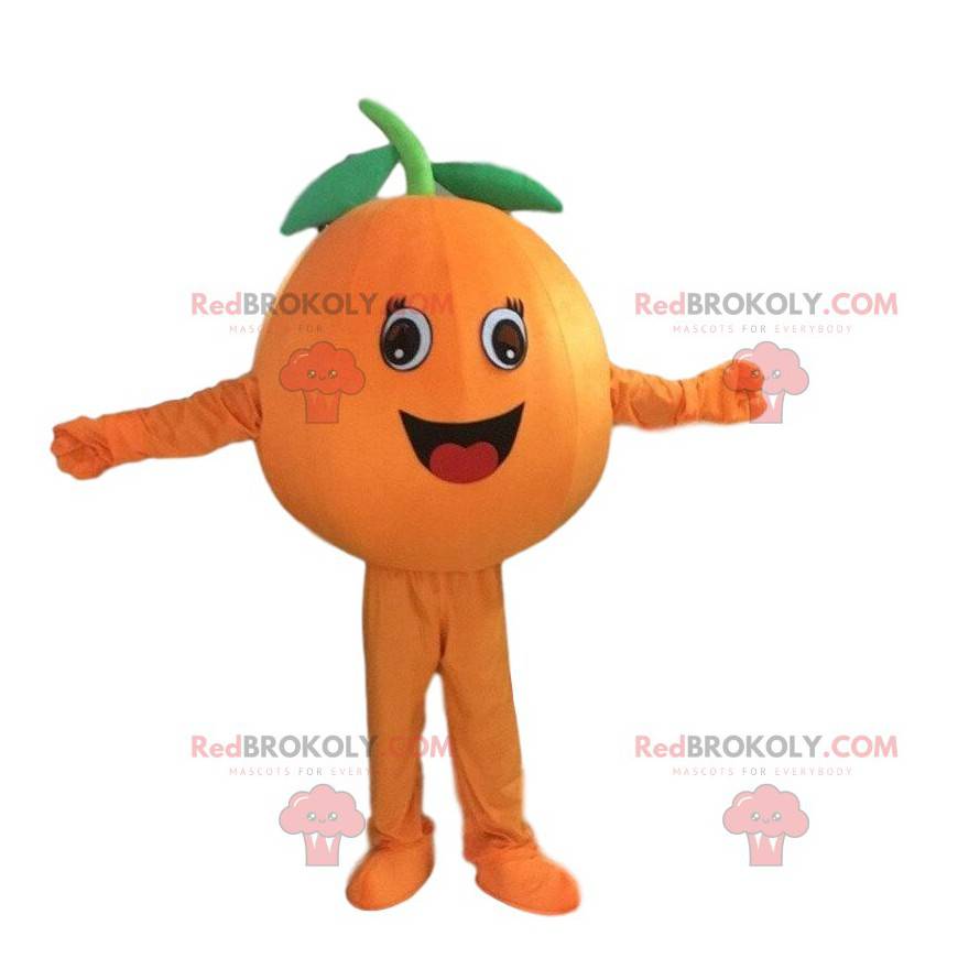 Kæmpe orange maskot, orange frugt kostume - Redbrokoly.com