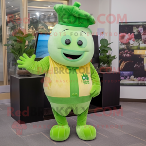 Lime Green Turnip mascotte...