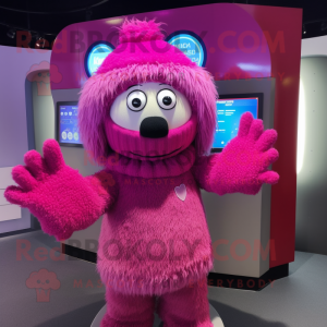 Magenta förlovningsring...
