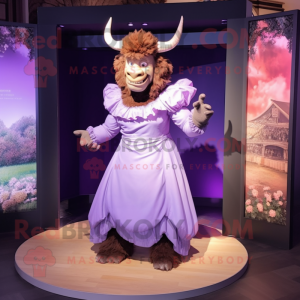 Lavendel Minotaur mascotte...