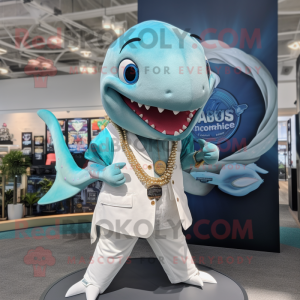 Cyan Swordfish mascotte...