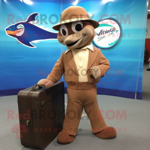 Brown Dolphin mascotte...