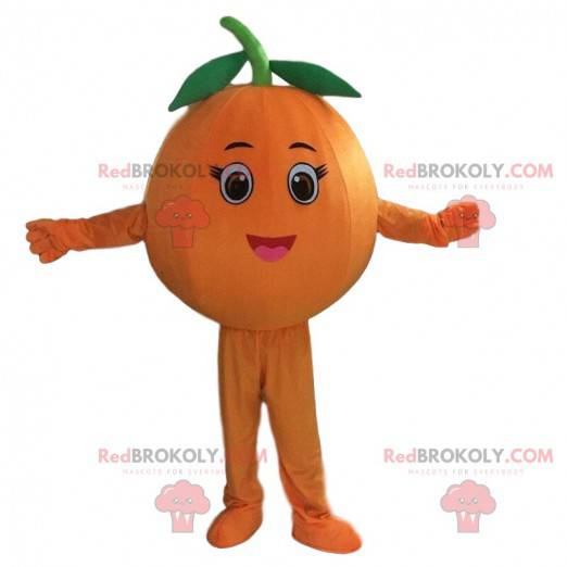 Mascota naranja gigante, disfraz de clementina - Redbrokoly.com