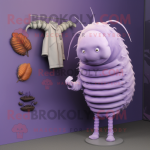 Lavendel Trilobite maskot...