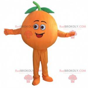 Mascotte gigante arancione, costume da clementina -