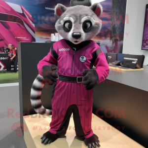 Magenta civet mascotte...